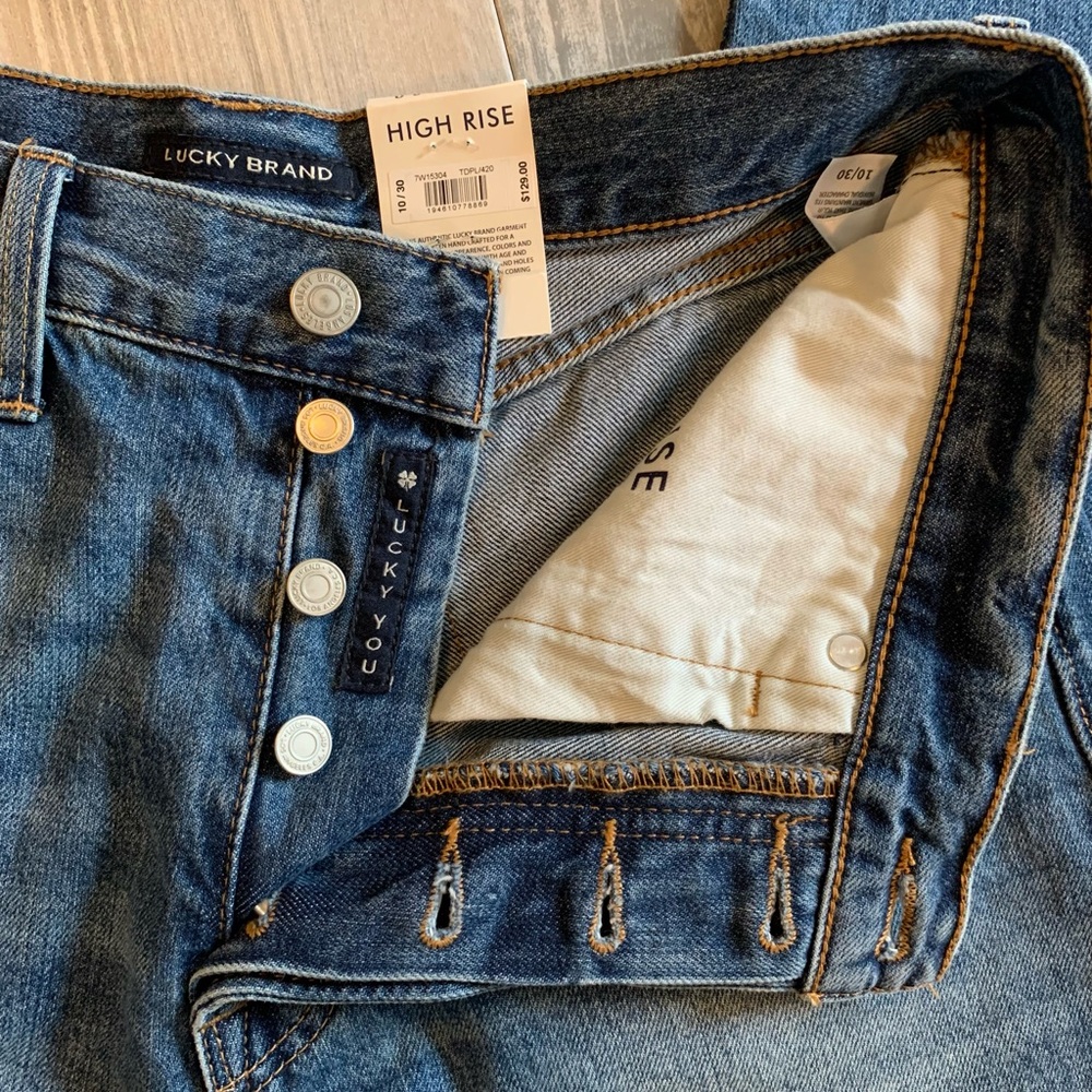 NWT Lucky Brand 90s High Rise jeans size 10/30 - Picture 6 of 6